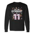 11 Years Old Gymnast 11Th Birthday Girl Tumbling Gymnastics Long Sleeve T-Shirt T-Shirt Gifts ideas