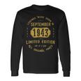 1943 September Birthday 1943 September Limited Edition Long Sleeve T-Shirt Gifts ideas