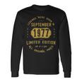 1977 September Birthday 1977 September Limited Edition Long Sleeve T-Shirt Gifts ideas