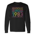 Awesome Since 1983 39Th Birthday 39 Years Old Long Sleeve T-Shirt Gifts ideas