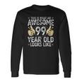 This Is What An Awesome 99 Years Old Looks Like 99Th Birthday Zip Long Sleeve T-Shirt T-Shirt Gifts ideas