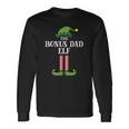 Bonus Dad Elf Matching Group Christmas Party Pajama Long Sleeve T-Shirt T-Shirt Gifts ideas