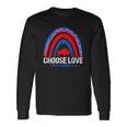 Buffalo Strong Choisissez Lamour Priez Pour Buffalo Rainbow Long Sleeve T-Shirt T-Shirt Gifts ideas