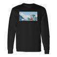 The Capybara On Great Wave Long Sleeve T-Shirt T-Shirt Gifts ideas