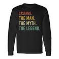 Castano Name Shirt Castano Name Long Sleeve T-Shirt Gifts ideas