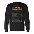 Castro Name Castro Facts Long Sleeve T-Shirt Gifts ideas