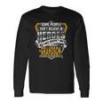 Childhood Cancer Warrior I Wear Gold For My Grandson Long Sleeve T-Shirt T-Shirt Gifts ideas