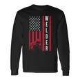 Cool Welding Us Flag Art For Welder Welding Lover Long Sleeve T-Shirt T-Shirt Gifts ideas