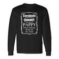Cornhole Champion Boss Of The Toss Pappy Long Sleeve T-Shirt T-Shirt Gifts ideas