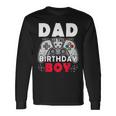 Dad Of Birthday Boy Time To Level Up Video Game Birthday Long Sleeve T-Shirt Gifts ideas