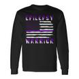 Epilepsy Warrior Usa Flag United States Flag Epilepsy Epilepsy Awareness Unisex Long Sleeve Gifts ideas