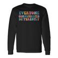 Everyone Communicates Differently V2 Unisex Long Sleeve Gifts ideas