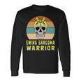 Ewings Sarcoma Warrior Skull Women Vintage Yellow Ribbon Ewings Sarcoma Ewings Sarcoma Awareness V2 Unisex Long Sleeve Gifts ideas