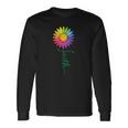Faith Cross Flower Rainbow Christian Long Sleeve T-Shirt T-Shirt Gifts ideas
