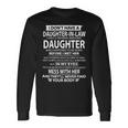 Father Grandpa I Dont Have A Step Daughter I Have A Freaking Awesome Daughter 165 Dad Long Sleeve T-Shirt Gifts ideas