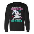 Forget The Bunnies Im Chasing Hunnies Funny Unisex Long Sleeve Gifts ideas