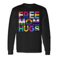 Free Mom Hugs Rainbow Lgbtq Lgbt Pride Month Long Sleeve T-Shirt T-Shirt Gifts ideas
