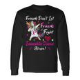 Friends Dont Let Friends Fight Eosinophilic Disease Alone Pink Ribbon Eosinophilic Disease Eosinophilic Disease Awareness Unisex Long Sleeve Gifts ideas