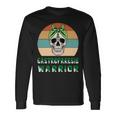 Gastroparesis Warrior Skull Women Vintage Green Ribbon Gastroparesis Gastroparesis Awareness Unisex Long Sleeve Gifts ideas