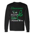 Glaucoma Dad Most People Never Meet Their Hero I Raised Mine Green Ribbon Glaucoma Glaucoma Awareness Unisex Long Sleeve Gifts ideas