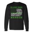 Glaucoma Warrior Usa Flag United States Flag Green Ribbon Glaucoma Glaucoma Awareness Unisex Long Sleeve Gifts ideas