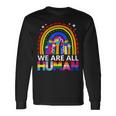 Human Lgbt Flag Gay Pride Month Transgender Rainbow Lesbian Long Sleeve T-Shirt T-Shirt Gifts ideas