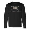 Its A Boo Thing You Wouldnt Understand Shirt Boo Shirt For Boo Long Sleeve T-Shirt Gifts ideas