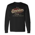 Its A Bourbon Thing You Wouldnt Understand Shirt Personalized Name Shirt Shirts With Name Printed Bourbon Long Sleeve T-Shirt Gifts ideas