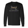 Its A Herman Thing You Wouldnt Understand Name Long Sleeve T-Shirt T-Shirt Gifts ideas