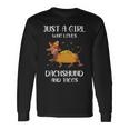 Just A Girl Who Loves Dachshund And Tacos For Dachshund Lovers Unisex Long Sleeve Gifts ideas