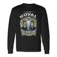 Koval Name Shirt Koval Name V5 Long Sleeve T-Shirt Gifts ideas