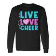Live Love Cheer Cheerleading Lover Quote Cheerleader V2 Long Sleeve T-Shirt Gifts ideas