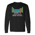 Marching Band Periodic Table Of Band Texting Elements Long Sleeve T-Shirt Gifts ideas