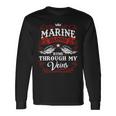 Marine Name Shirt Marine Name Long Sleeve T-Shirt Gifts ideas