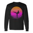 Martial Arts Womens Silhouette Retro 169 Shirt Unisex Long Sleeve Gifts ideas