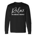 Massage Therapist V2 Unisex Long Sleeve Gifts ideas