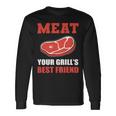 Meat Your Grill’S Best Friend Butcher Chef Cook Bbq Unisex Long Sleeve Gifts ideas