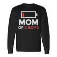 Mom Of 2 Boys Shirt From Son Mothers Day Birthday Women Active 154 Trending Shirt Unisex Long Sleeve Gifts ideas