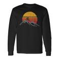 Mountain Bike Vintage Sunset Design Graphic 235 Trending Shirt Unisex Long Sleeve Gifts ideas