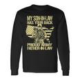 My Soninlaw Has Your Back Proud Army 688 Shirt Unisex Long Sleeve Gifts ideas