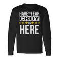 Have No Fear Croy Is Here Name Long Sleeve T-Shirt Gifts ideas