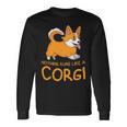 Nothing Runs Like A Corgi Animal Pet Dog Lover Long Sleeve T-Shirt Gifts ideas