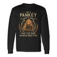 Pankey Name Shirt Pankey Name V3 Long Sleeve T-Shirt Gifts ideas