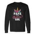 Papa Of The Birthday Girl Unicorn Girls Matching Long Sleeve T-Shirt T-Shirt Gifts ideas