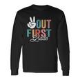 Peace Out First Grade Last Day Of School 2022 Graduation Long Sleeve T-Shirt T-Shirt Gifts ideas
