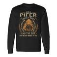 Pifer Name Shirt Pifer Name Long Sleeve T-Shirt Gifts ideas