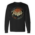 Pops Like A Grandpa Only Cooler Vintage Retro Fathers Day Long Sleeve T-Shirt Gifts ideas