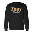 Proud Army Stepdad Fathers Day Long Sleeve T-Shirt T-Shirt Gifts ideas