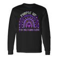 Purple Up For Military Rainbow Military Child Month V2 Long Sleeve T-Shirt Gifts ideas