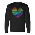 Rainbow Cloudy Heart Lgbt Gay & Lesbian Pride Long Sleeve T-Shirt T-Shirt Gifts ideas